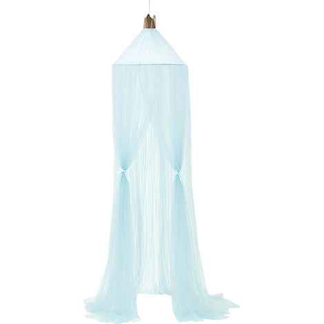 Moustiquaire bleue à ciel de lit de 240 cm de hauteur, rideau en maille pour la décoration de la chambre à coucher (1/5)