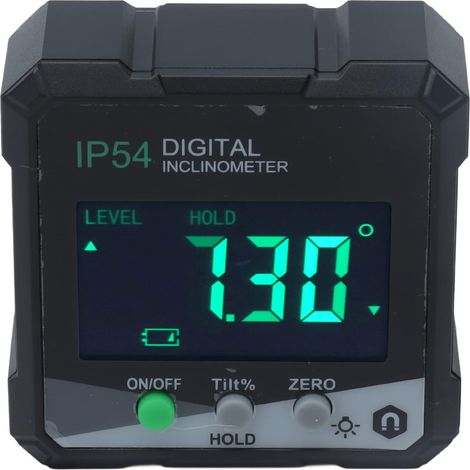 Rapporteur Numérique LCD 90° Magnétique pour Bois (1/4)