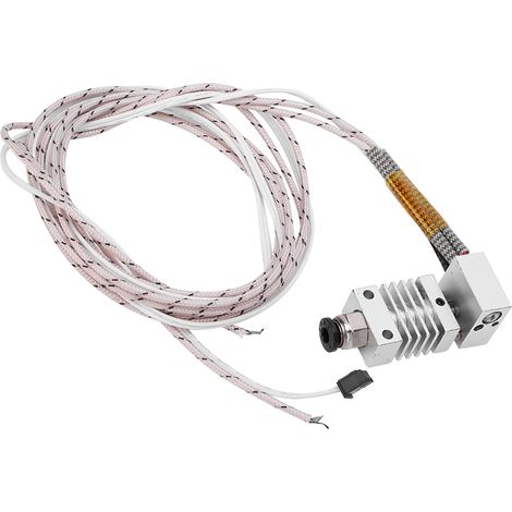 Tête d'extrusion pour imprimante 3D avec buse déportée, bloc de chauffage intégré, pile CR1012V (1/5)