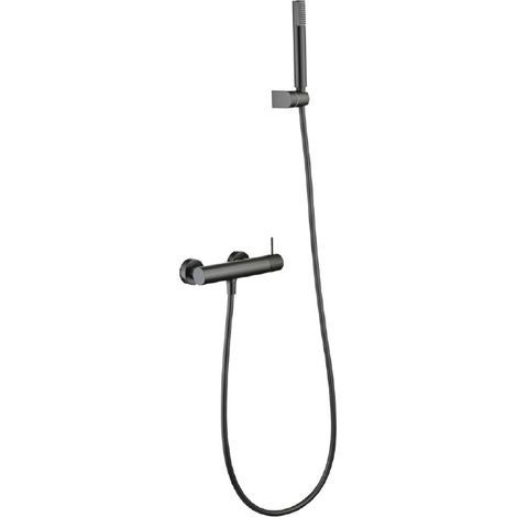 Kit douche mitigeur Genova finition gun metal brossé [ IMEX® ] (1/2)