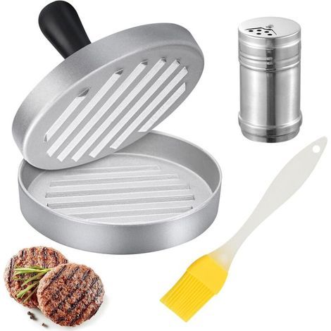 Multifunktionale Hamburgerpresse aus Edelstahl – waschbar, praktisch und verstellbare Hackfleisch-Patty-Form (1/4)