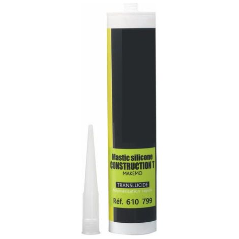 Mastic construction silicone Makemo P-Pro translucide - 24 cartouches de 300ml