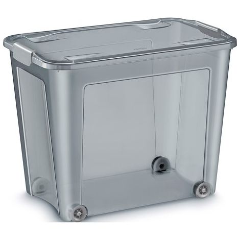 Boîte de rangement Smart Box 67 litres recyclée translucide
