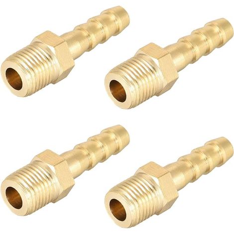 Raccord Cannelé Tuyau Laiton Connecteur 6mm x M10 x 1 (1/3)