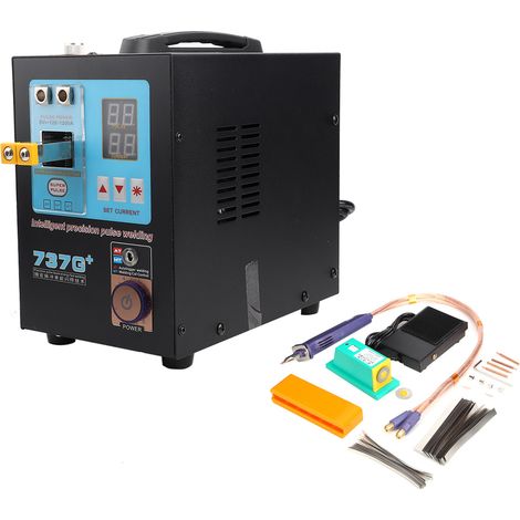 Poste de soudage par points portable 220V EU, pistolet de soudure rapide pour batteries 18650, machine de soudage à impulsion manuelle (1/5)