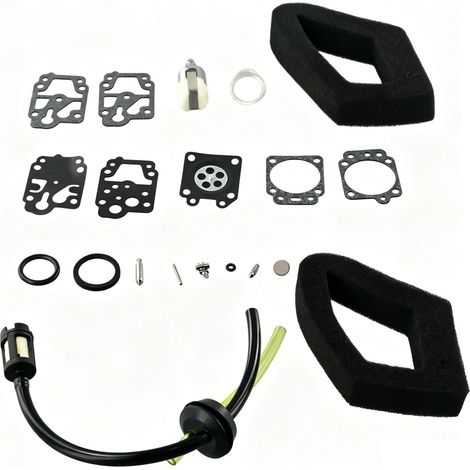 Kit de Réparation Carburateur Compatible Honda GX35 GX25 HHB25 HHH25 K20-WY avec Filtre à Air-x (1/3)