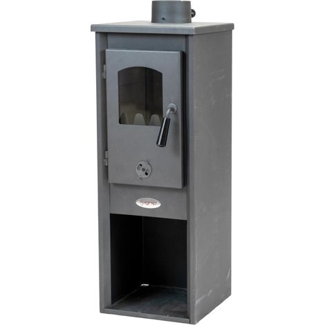 stufa a legna ignip "berna" grigio 7 kw (1/4)