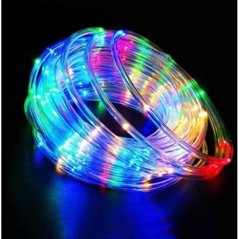 Guirlande lumineuse solaire 20m – 200 LED multicolores – IP68 étanche – Pour décoration extérieure – Modes normal et clignotant (1/5)