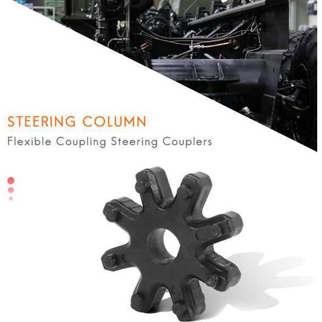 1 set of 10 black ABS automotive flexible coupling steering column connectors for Hyundai Kia 5 (1/4)