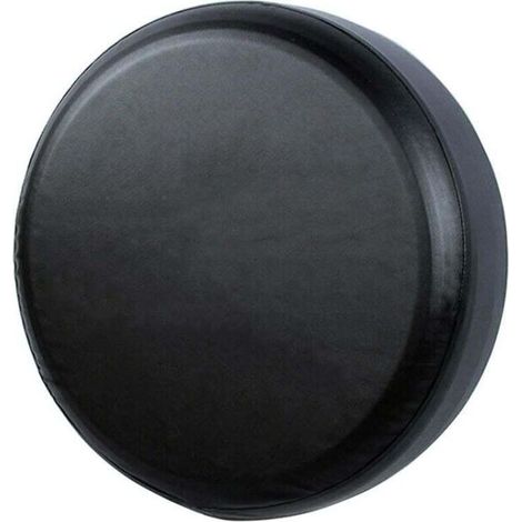 Noir 13" Pouces Housse de Pneu de Secours Couverture Roue pour Diamètre (55cm-58cm/22-23") Protection Antipoussière Imperméable Voiture-Crezuo (1/4)