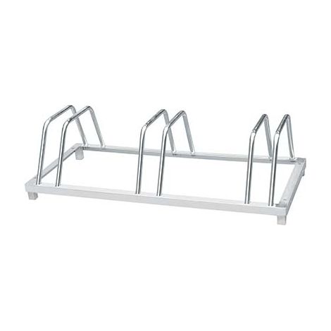 Rastrelliera Parcheggio Bici 3 Posti Zincata Mm 880X395 H.mm 245