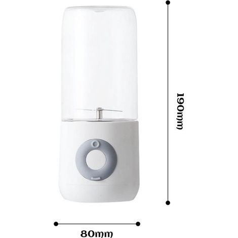Entsafter – Gemüse- und Fruchtentsafter – 500 ml, 1300 mAh, 1 Stück – Fitness und Reisen – Bright Moon (1/4)