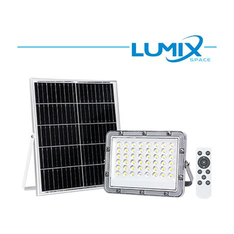 PROIETTORE SOLARE LED 60W + Crepuscolare