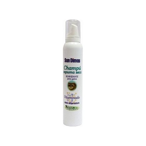 Champú en espuma seca SANDIMAS 200ml para gatos