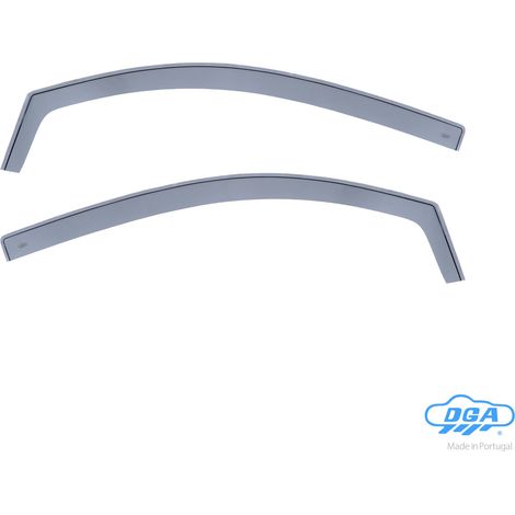 Set deflettori aria anteriori ad incastro, tipo lungo - compatibile per Fiat 500 (07/0706/19) - Fiat 500C (07/0908/20)