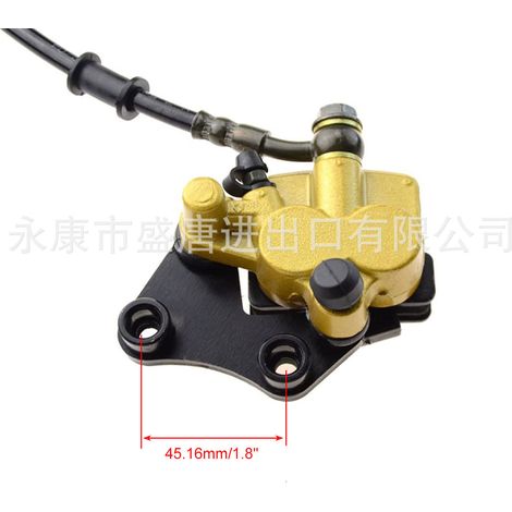 Front hydraulic disc brake master cylinder assembly for off-road vehicles, front disc brake for ordinary off-road vehicles (50cc-125cc) (1/4)