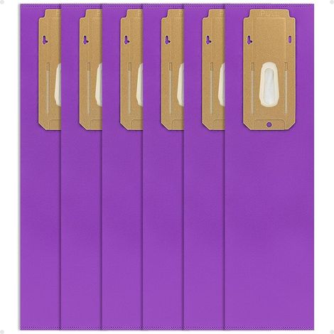 6pcs Vacuum Cleaner Bags, Verticaux Sac Aspirateur Convient pour Oreck, Type CC, Remplace la Pièce Oreck CC (Violet) (1/5)