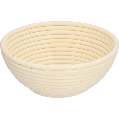 Panier de Fermentation du pain lavable, forme innovante, cuisson pour la cuisine, maison, boulangerie, Beige Rond 20x8cm