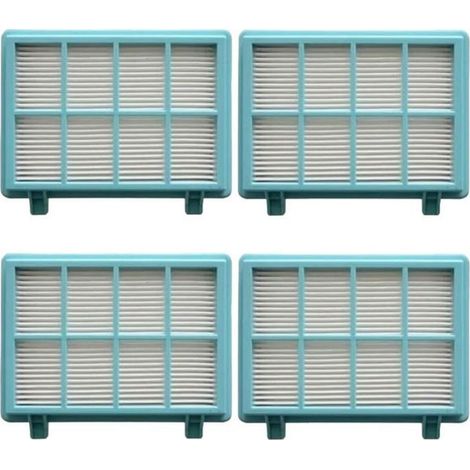 Filtre écran cartouche d'aspirateur - PZCC - Compatible Philips FC9331/FC9332/FC8010 - Charbon actif anti-odeurs - Pack de 4 (1/4)