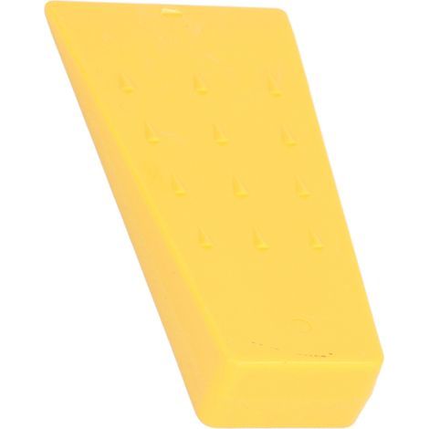 Coin d'abattage de 14 cm (5,5 pouces) haute résistance aux chocs pour fendre le bois, couper des arbres et travailler le bois (jaune) (1/5)