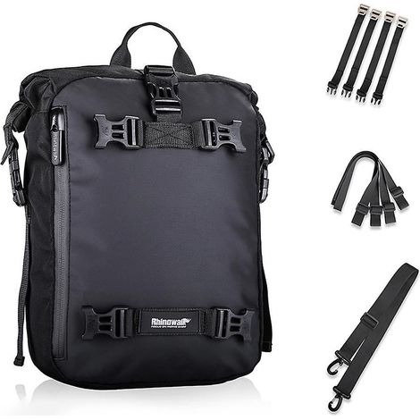 Große Motorradtasche, wasserdichte Gepäcktasche, multifunktionale Motorrad-Satteltasche, Gepäckträgerhalterung