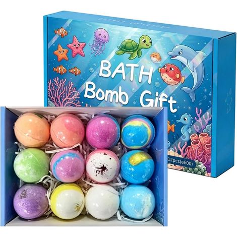 Bombe de bain pour enfants , sûre et colorée , la douche le , les , filles , garçons , amis , famill (1/5)