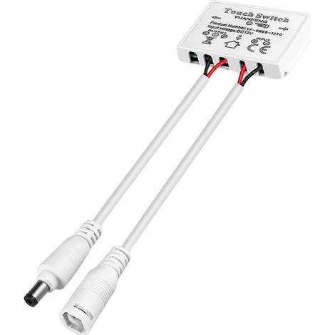 Interrupteur tactile pour miroir de salle de bain, interrupteur tactile léger à variateur pour chambre et salle de bain-Style A (1/5)