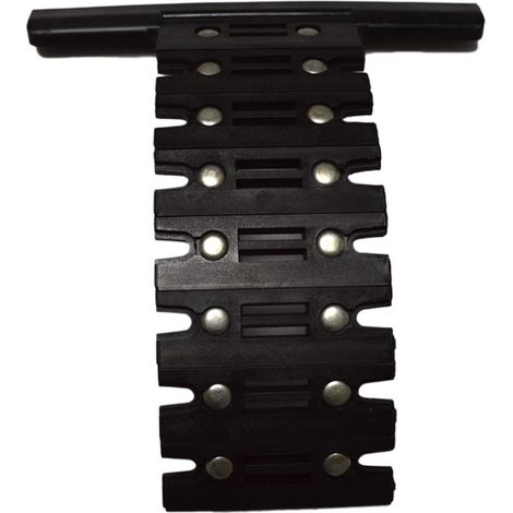Verrou DVA 7 éléments pour mini lame 8 mm – PVC renforcé acier – Dispositif anti-intrusion pour tube Deprat 62 mm