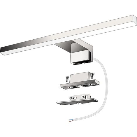 Lampe Miroir Salle de Bains LED 5W 400lm, IP44 Blanc Neutre 4000K 30cm Armoire Miroir Murale lumière Luminaire Salle de Bain AC230V, 300mm