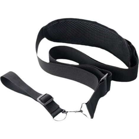 Freischneider-Tragegurt – Strapazierfähiger Schultergurt aus Nylon, kompatibel mit den meisten Rasenmäher- und Freischneidermarken, schwarz, verstellbar und multifunktional (1/5)