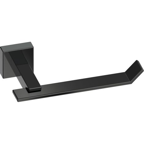 BELTRAN 10764 NIZA Portarrollo Carga Abatible Cromo Negro Atornillado - ref: 064-10764