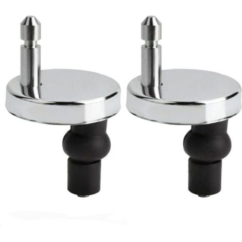 Lot de 2 Fixation Abattant WC Universelles Abattant de Toilettes à Charnière Couvercle de Toilettes Abattant Fixations,Convient à Toutes Sortes de Styles de Toilettes,Montage Facile (1/4)