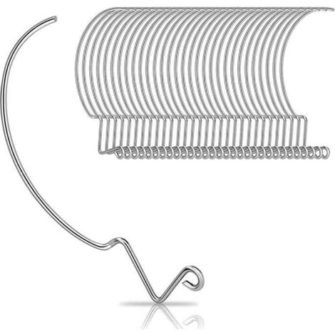 Lot de 50 Crochets Résistants Suspension Tableaux Murs Cloisons Sèches Accrochage