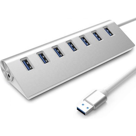 HUB USB divisor de puertos divisor activo de potencia rápida 7X USB 3.0 (1/5)