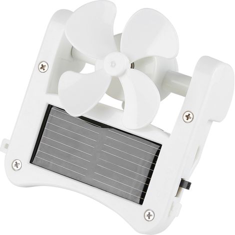 Ventilateur solaire à pince pour chapeau, mini ventilateur de bureau USB, ventilateur pour chapeau d'enfant (1/5)