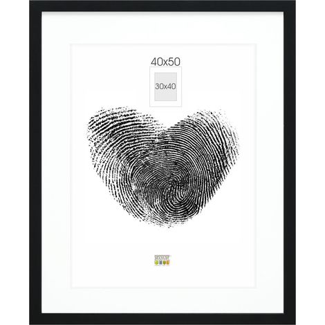 Cadre avec Passe-partout 1 photo 30x40cm Noir S66KF2 P1 (1/5)