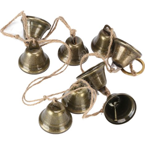 Cloches décoratives pour mariage, cloches en cuivre anticorrosion, son puissant, accessoires de bricolage (1/5)