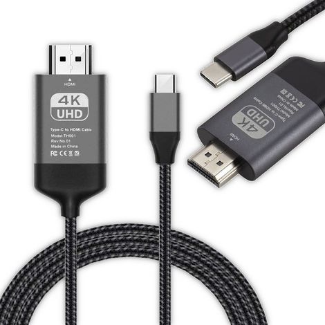 Convertisseur de câble USB Type C vers HDMI 4Kx2K 60 Hz (1/5)