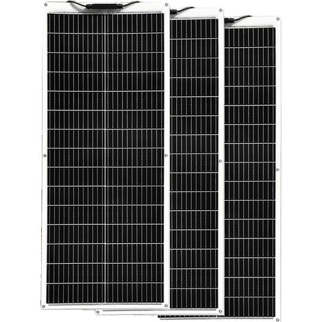 Panneau Solaire, Design Flexible, Haute Efficacité, 3pcs 100w (1/2)