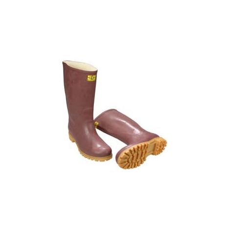 Bottes Tank Knee en Caoutchouc Marron - n°40