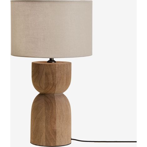 SKLUM Diniz Tischlampe Mango-Holz ↑30 cm                                 