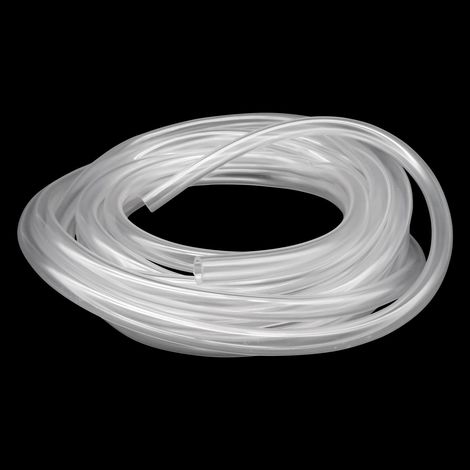 Tuyau flexible en PVC transparent de 5 m x 7 mm de diamètre intérieur x 7 mm de diamètre extérieur pour conduites d'eau et d'air (1/5)