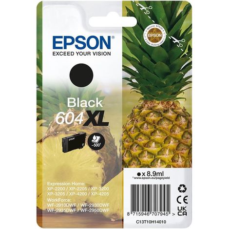 Eps604Bk Cartuccia Ink T10H14020 604 Xl Bl Ananas Nera (1/5)