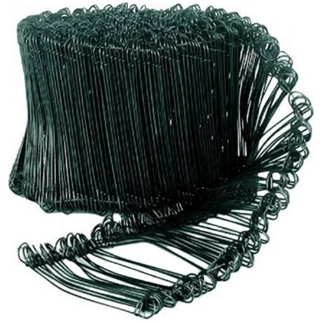 Edma – Lien à boucle recuit 1.1mm x 160mm – Acier flexible pour ferraillage – Conditionnement économique en botte de 1000