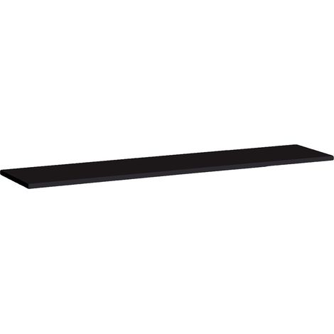 Wandregal 180 cm SWITCH – Farbe Schwarz – Modernes und praktisches Design