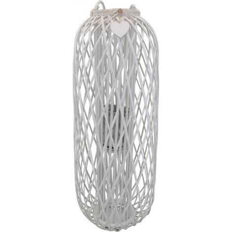 Lanterna Alexane   in Vimini Bianco (1/2)