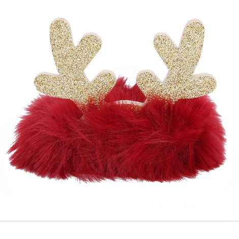 Lot de 2 épingles à cheveux mignonnes, broches et bandeaux, accessoires pour cheveux, cadeau de Noël pour petites filles, style Père Noël (1/5)