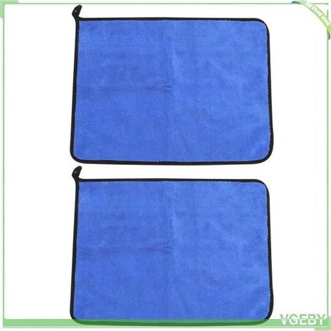 Serviette de pêche - FAFEICY - Pack 2 - Coton 100% - Double face - Boucle de suspension (40 x 30 cm) (1/5)