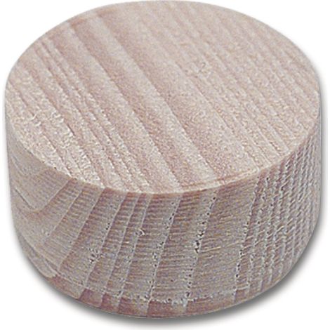 Jowe Querholzplättchen 30mm Fichte - Holzplättchen ideal fü Reparaturen in Holz - Holzscheiben zum Außbessern von Schraub- & Astlöchern - 260 Stück (1/2)