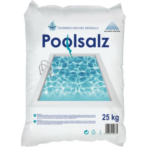 SALINEN AUSTRIA Poolsalz für Salzwasser-Pool & Schwimmbad, 25 Kg (1/5)